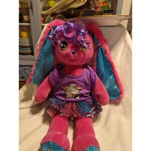 Build-A-Bear Honey Girls Pink Rabbit Risa Bunny Plush